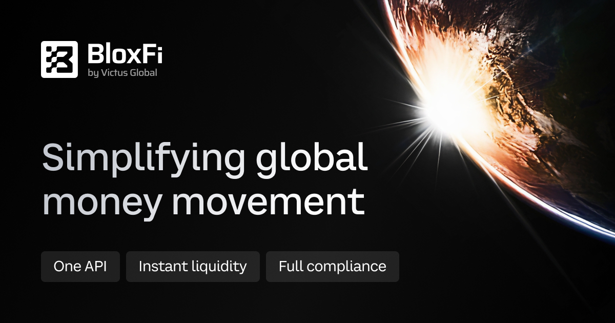 BloxFi — Unlock global liquidity with one API — convert 120+ currencies, settle instantly via…